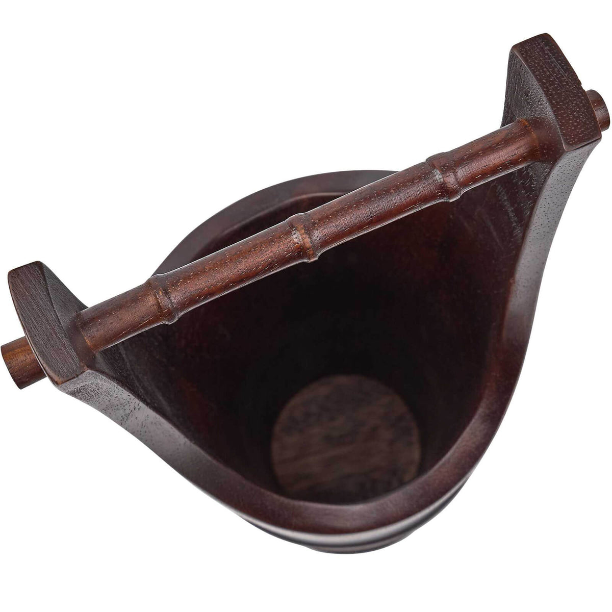 Ikebana Vessels in Dark Walnut - Set of 2