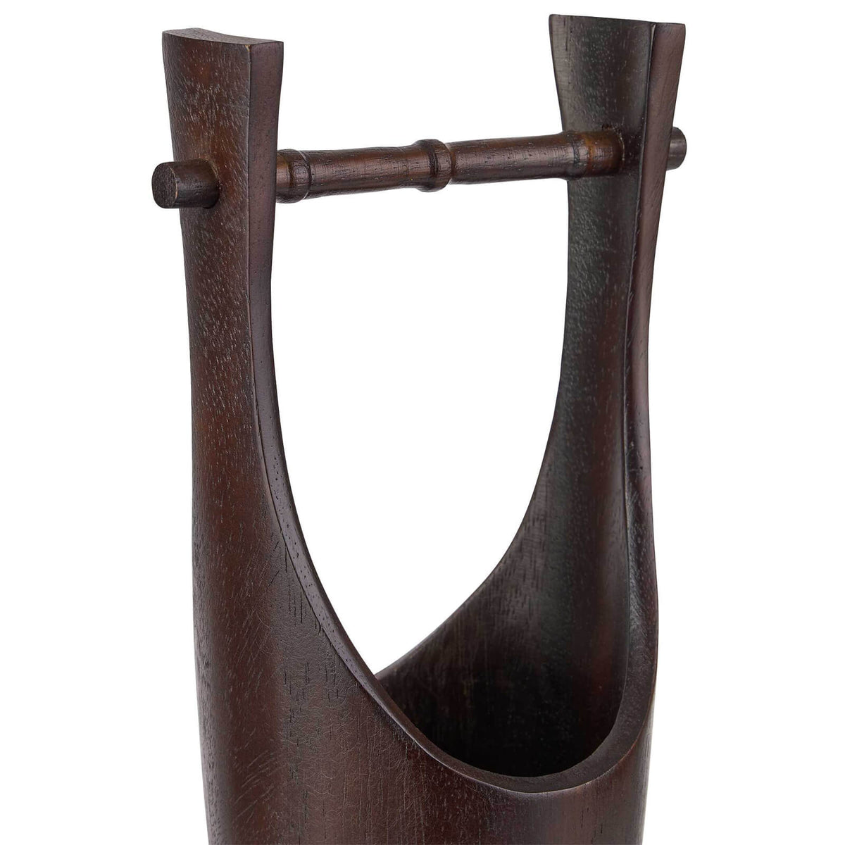 Ikebana Vessels in Dark Walnut - Set of 2