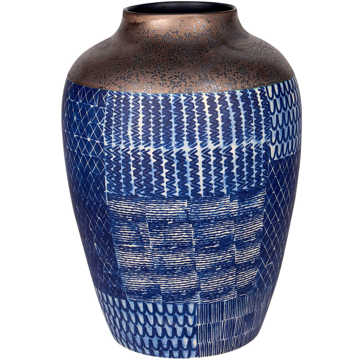 Ikat Quilt Vase