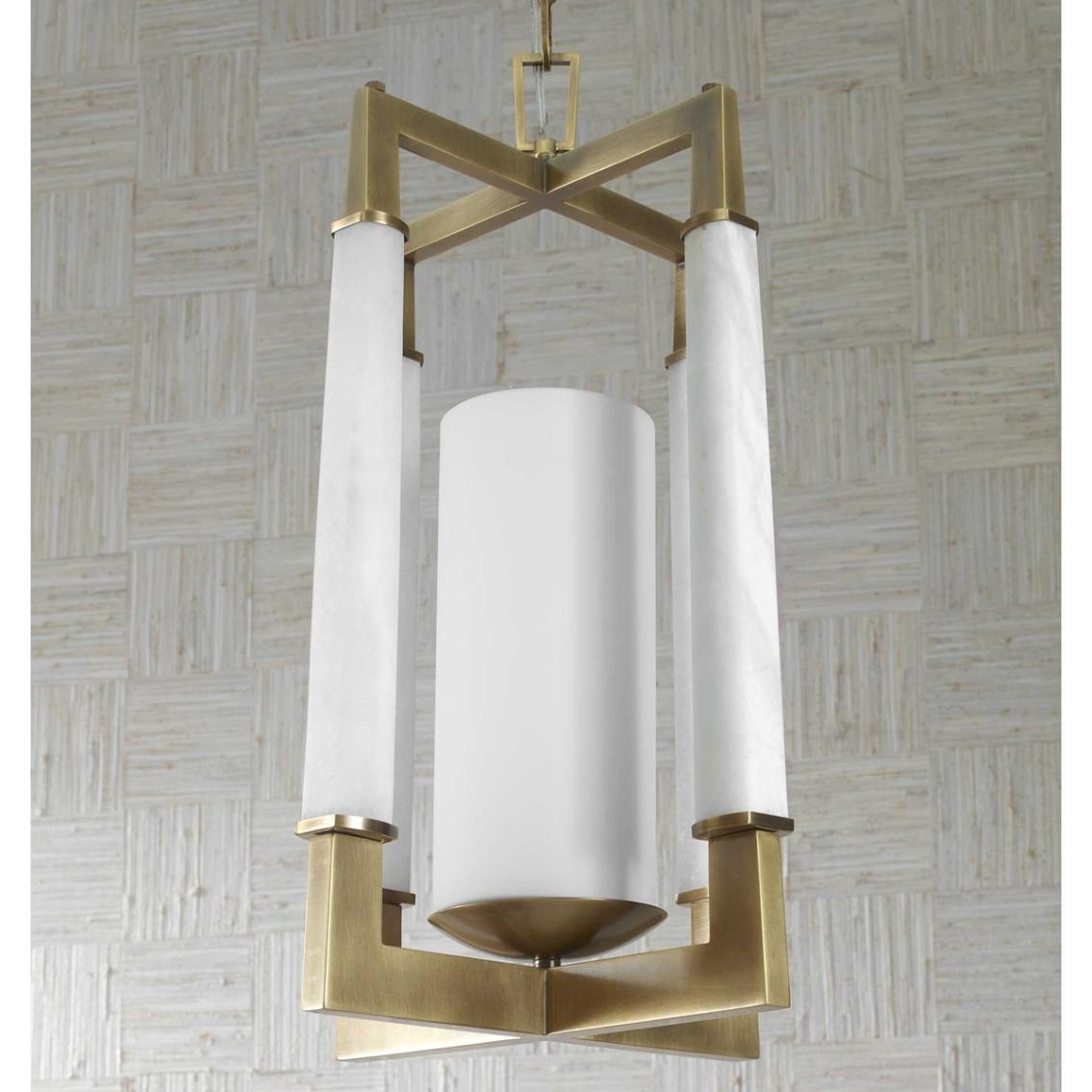 Alabaster Temple Pendant Light