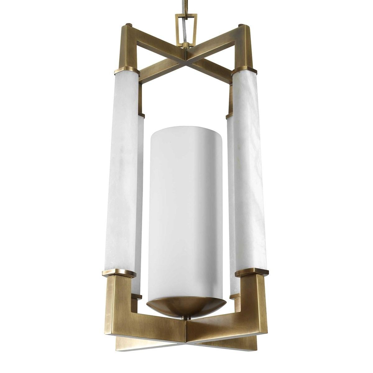 Alabaster Temple Pendant Light