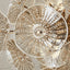 Champagne Lily Pads 9 Light Pendant