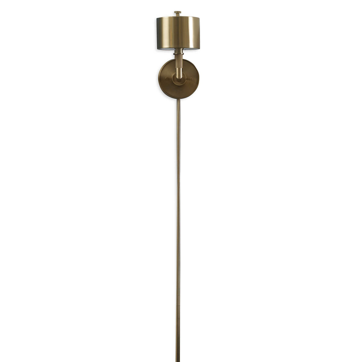 Knurl Wall Light - Brass