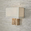 Icon Neutral Travertine Wall Light