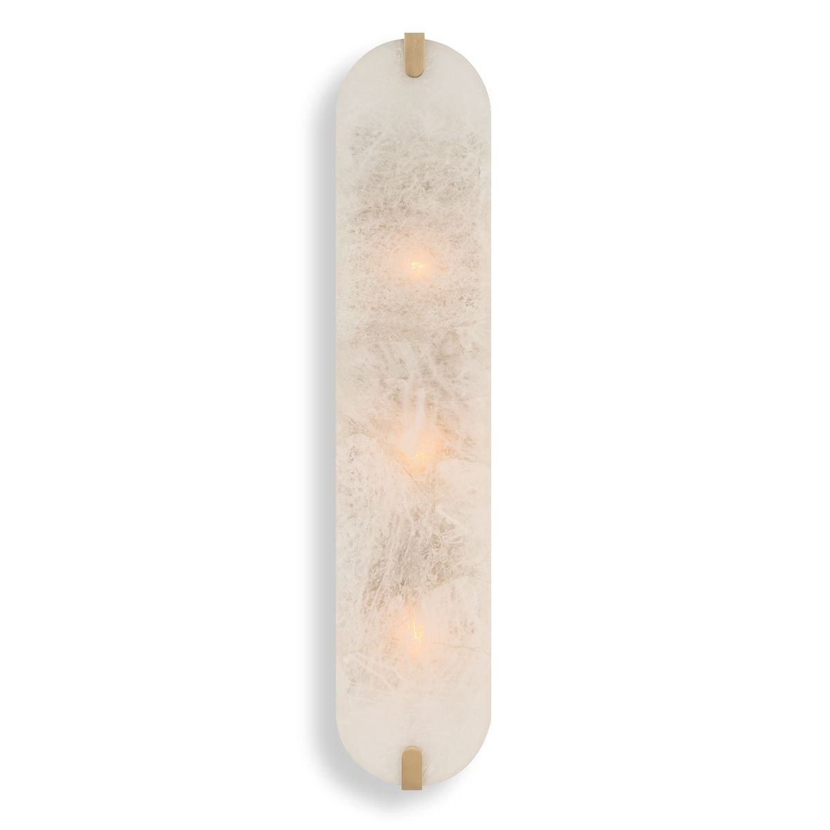Lustrous 3 Light Wall Sconce in Crystal