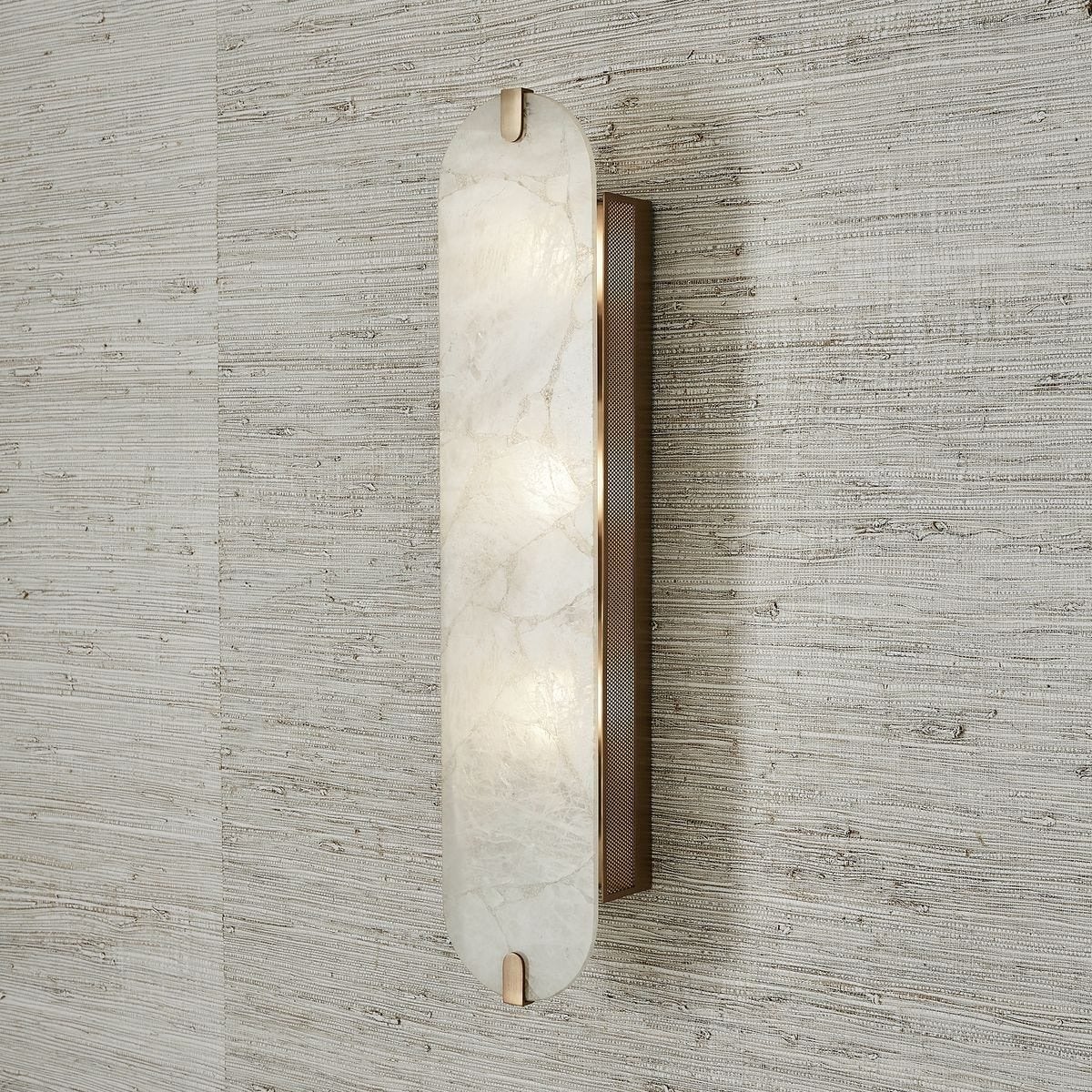 Lustrous 3 Light Wall Sconce in Crystal