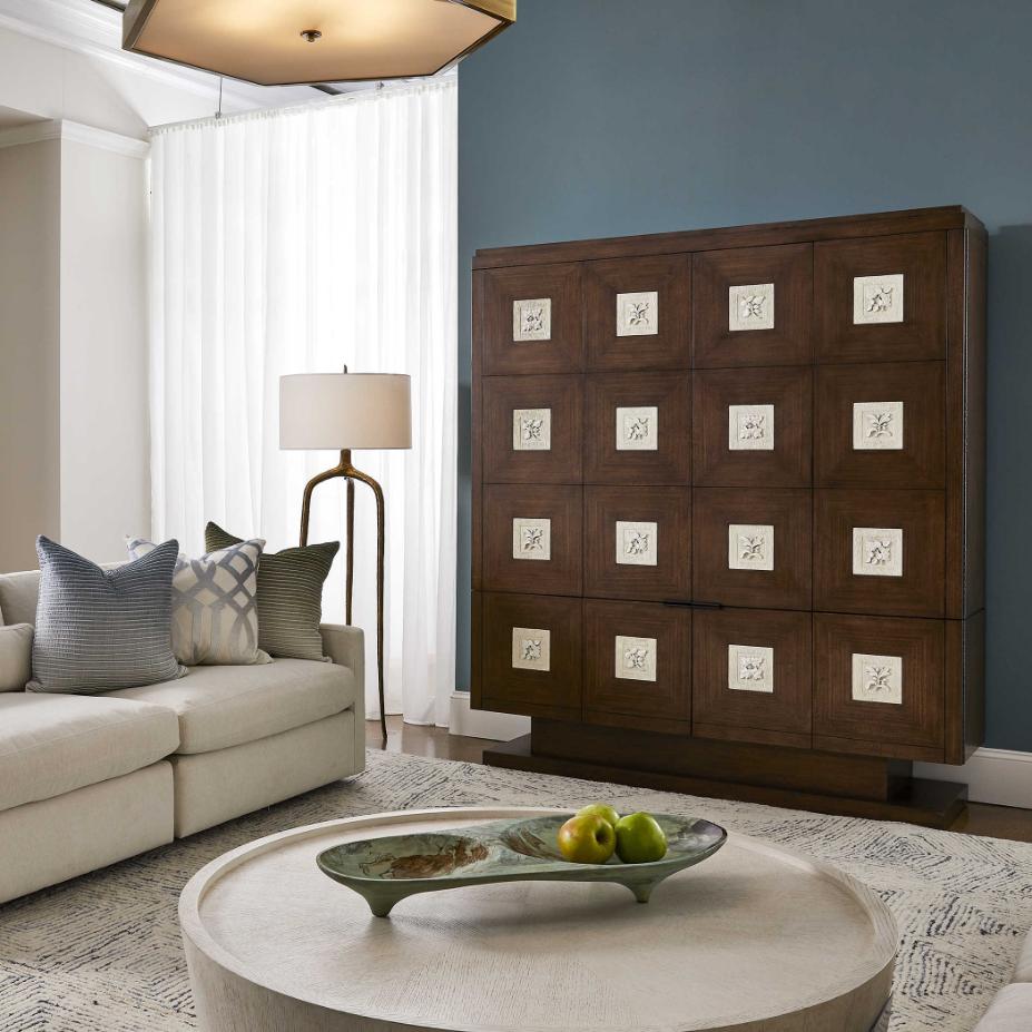 Botanical Large Wooden Cabinet