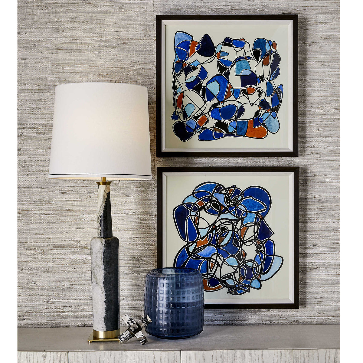 Statuesque Table Lamp - Panda Marble