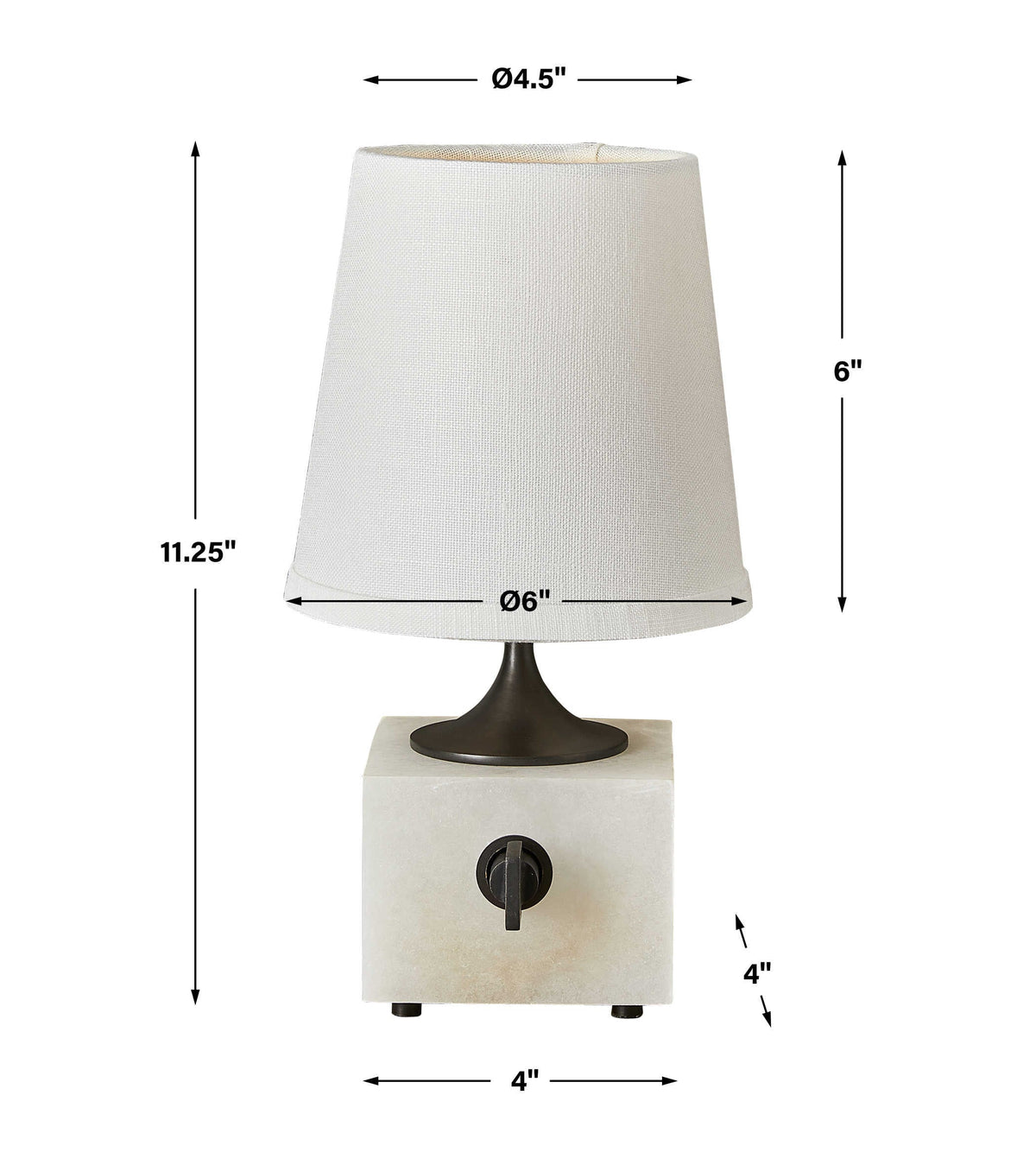 Blockhead Mini Lamp - Bronze