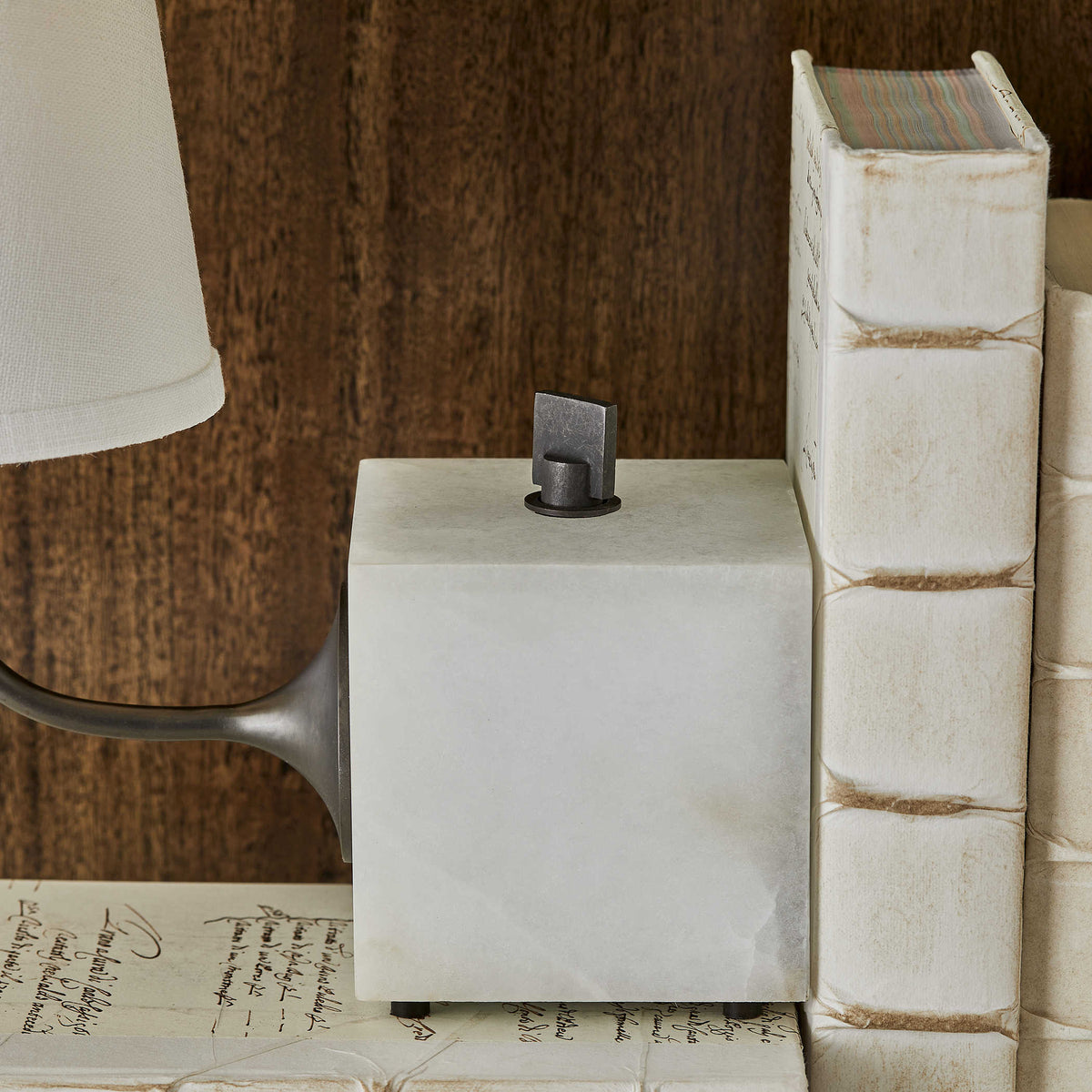 Blockhead Gooseneck Mini Lamp - Bronze