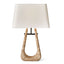 Crossbow Table Lamp - Travertine
