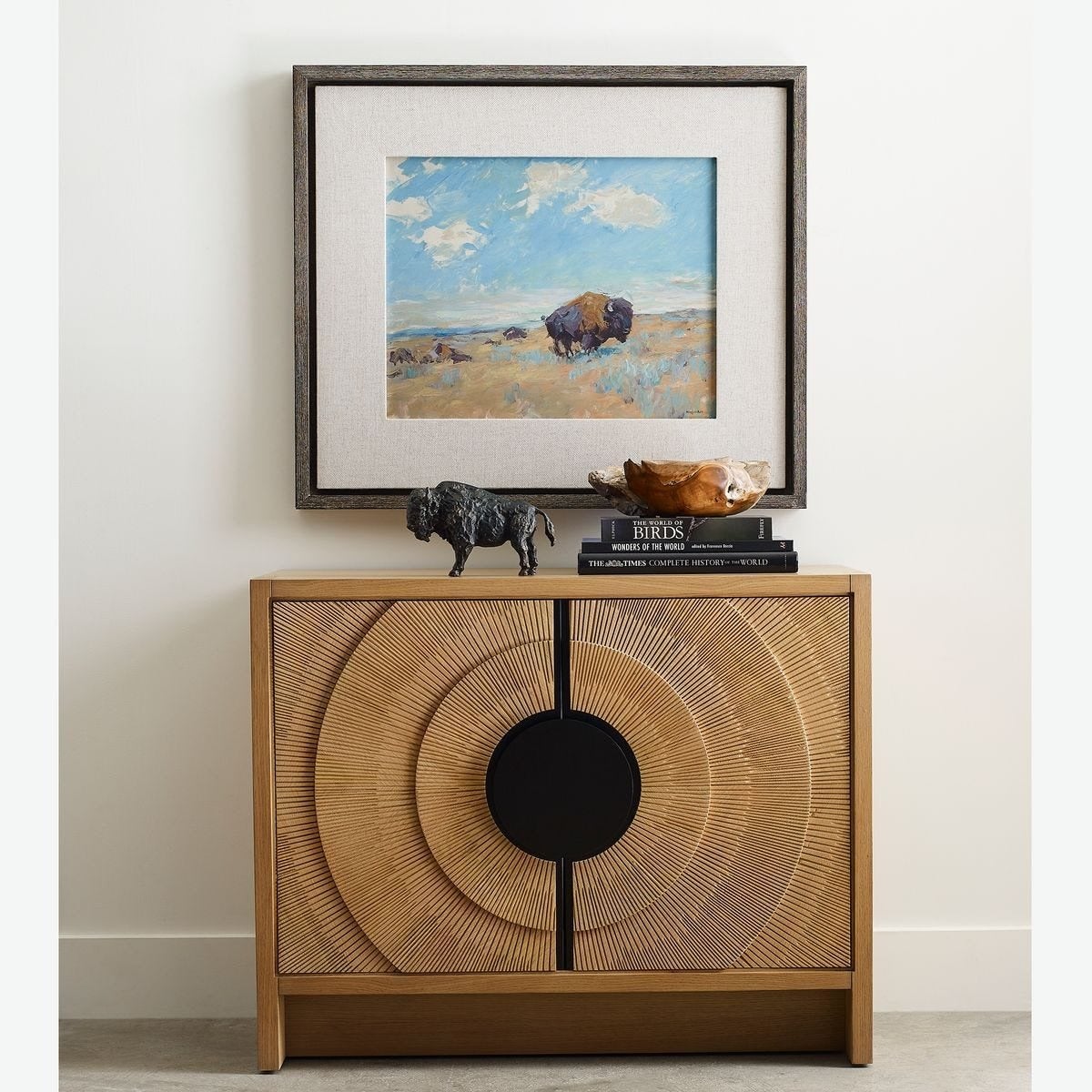 Buffalo Framed Canvas