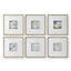 Cumulation Framed Canvases Set of 6