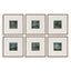 Evening Cumulation Framed Canvases Set of 6