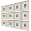 Fantasy Florals Framed Canvases - Set of 12