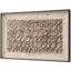 Cursive Framed Canvas
