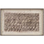 Cursive Framed Canvas