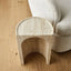 Basilica Accent Table in Beige Travertine