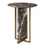 Joist Accent Table in Michelangelo Marble