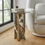 Joist Accent Table in Michelangelo Marble