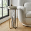 Joist Accent Table in Michelangelo Marble