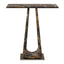 About Turn Console Table in Michelangelo Marble