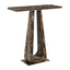 About Turn Console Table in Michelangelo Marble