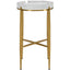 Crystal Clear Round Accent Table