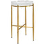 Crystal Clear Round Accent Table