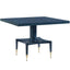 Put You On A Pedestal Game Table in True Blue