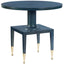 Put You On A Pedestal Side Table in True Blue