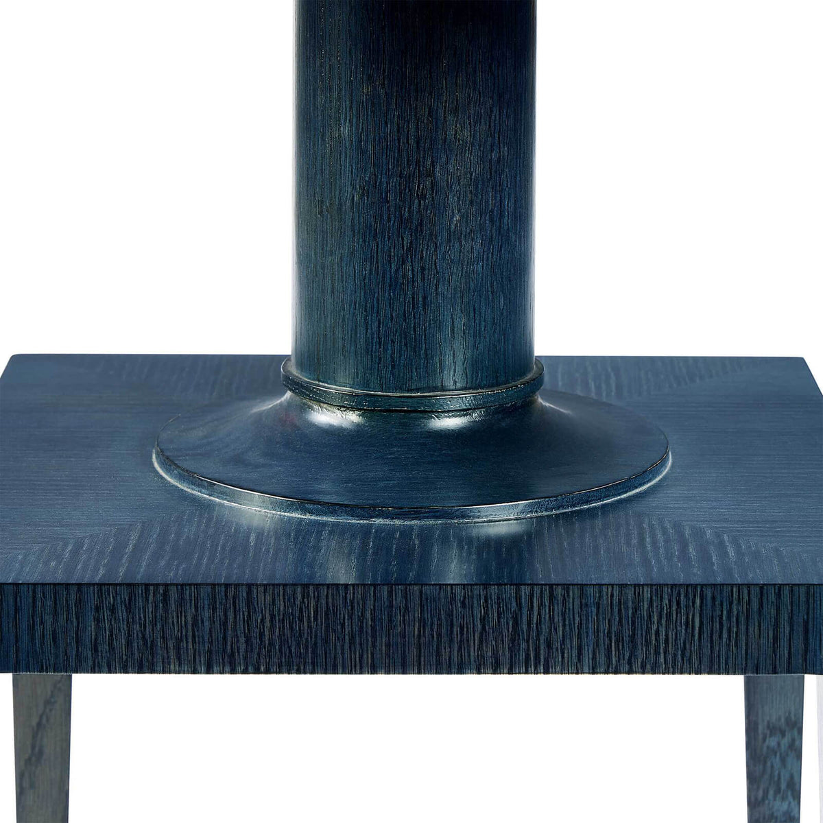 Put You On A Pedestal Side Table in True Blue