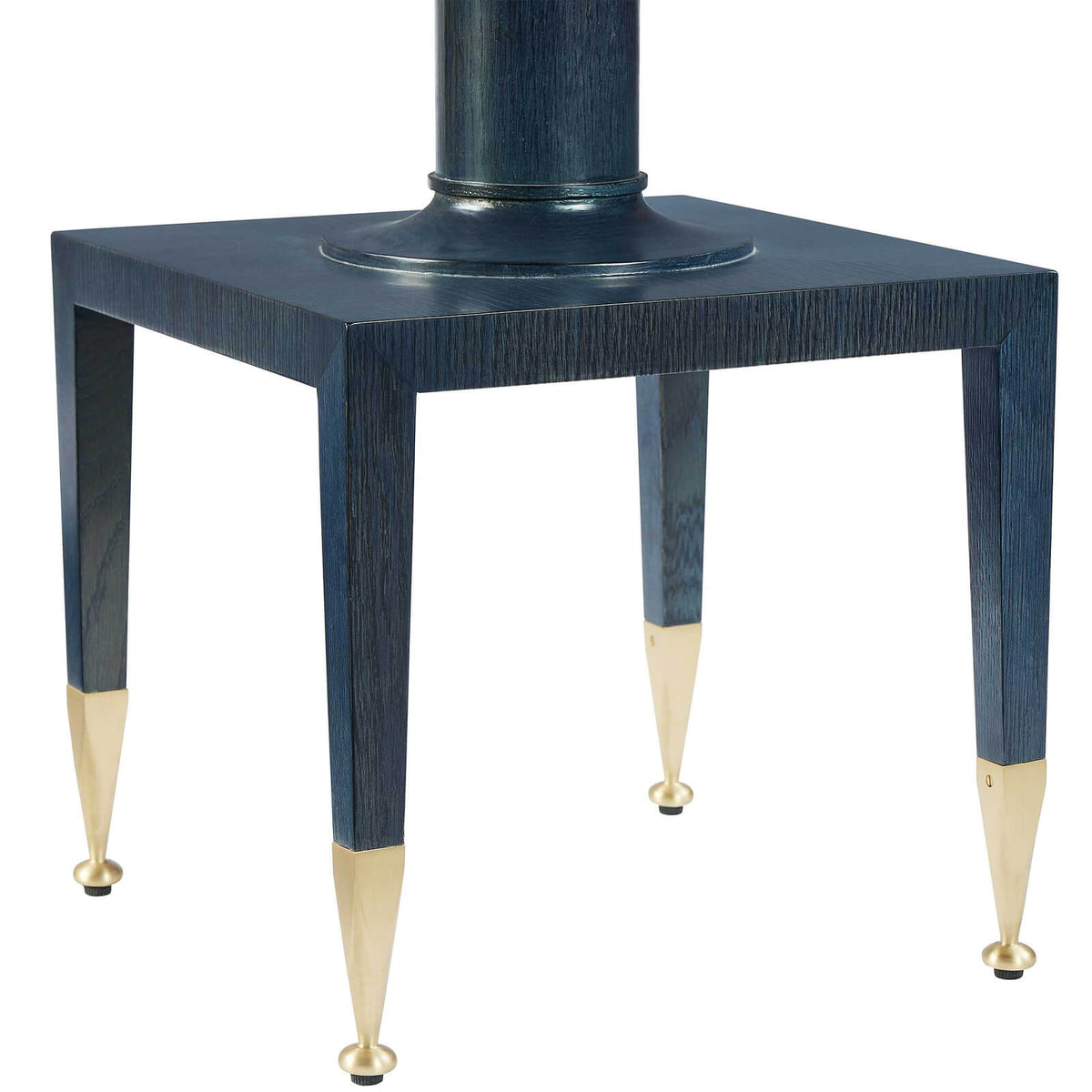Put You On A Pedestal Side Table in True Blue