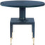 Put You On A Pedestal Side Table in True Blue