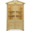 Pediment Tall Cabinet in Scrubbed Light Oak