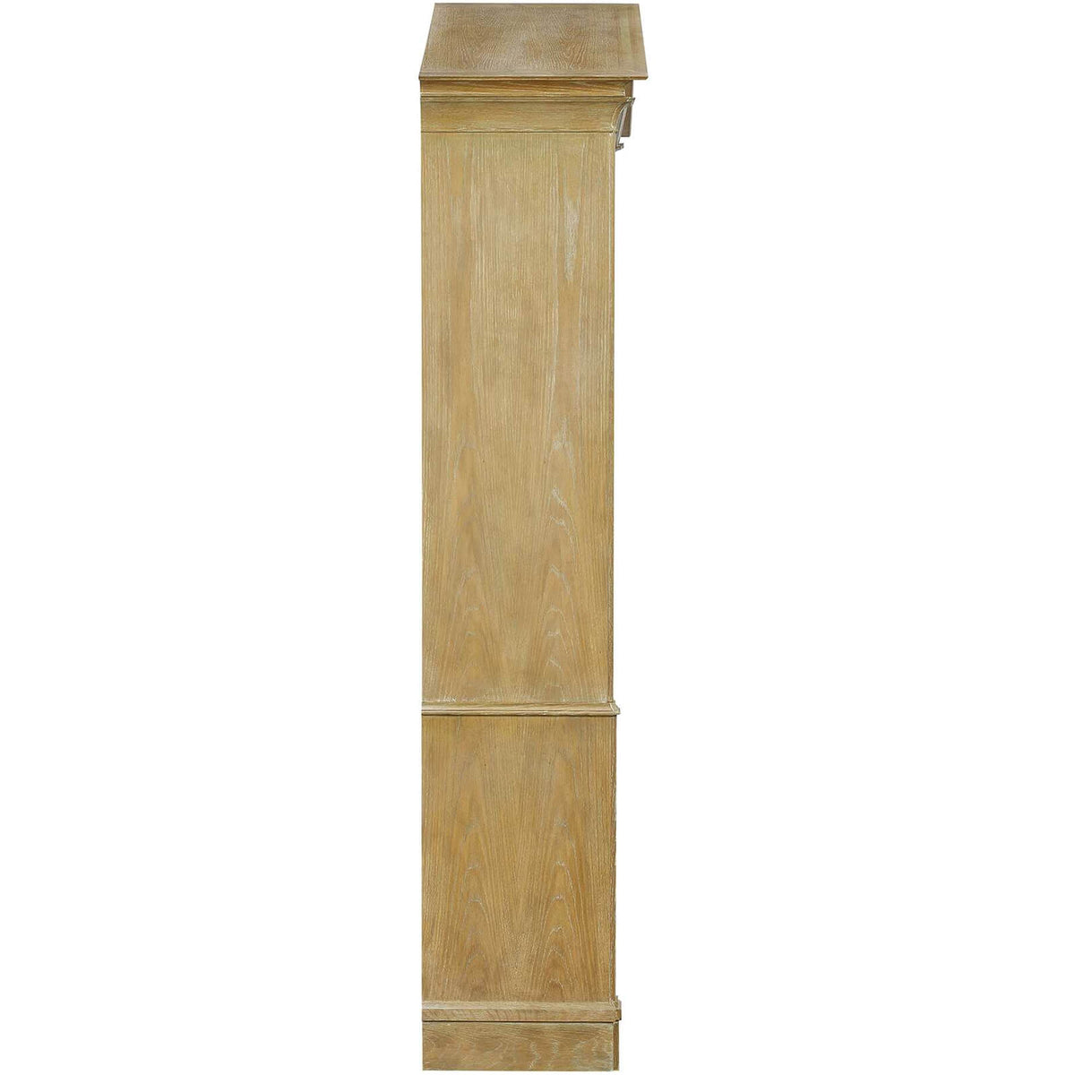 Pediment Tall Cabinet in Scrubbed Light Oak