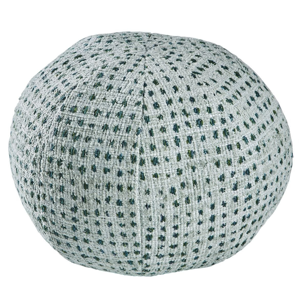 Ball Bearing Cushion in Dotted Sea Salt