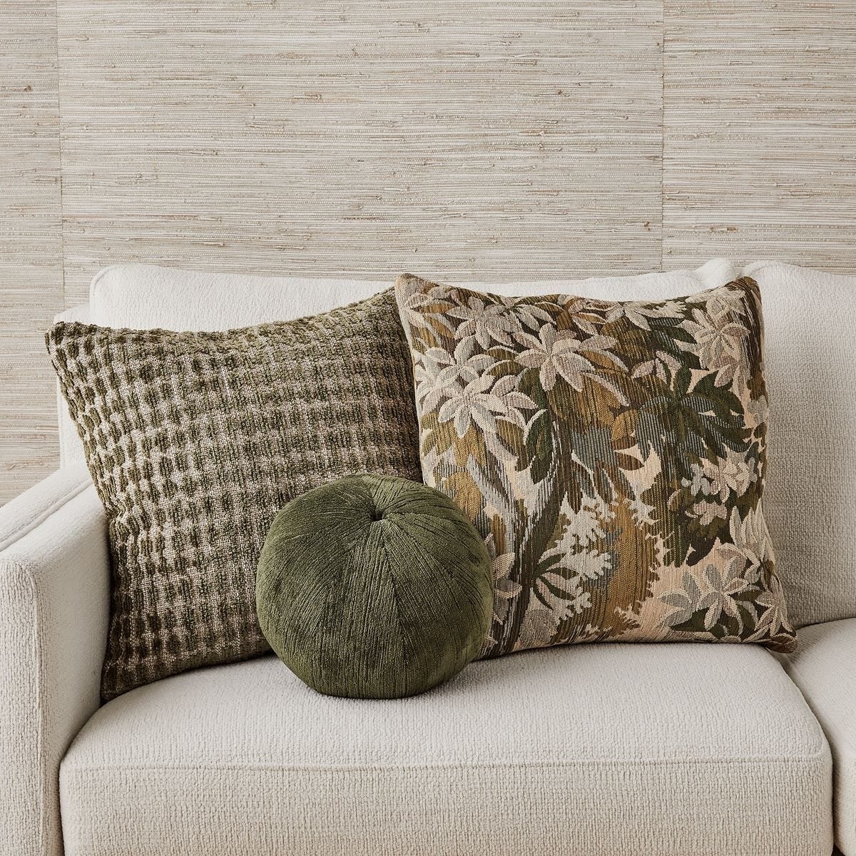 Cotton Patch Cushion in Clover