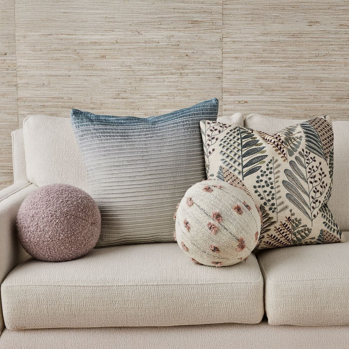Ball Bearing Cushion in Bumpy Ride Lilac