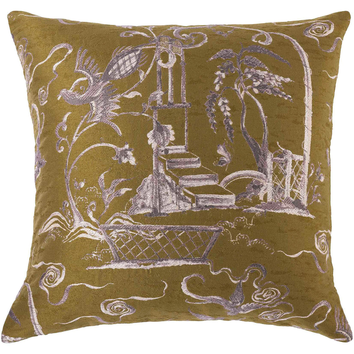 Vintage Folly Pillow in Olive