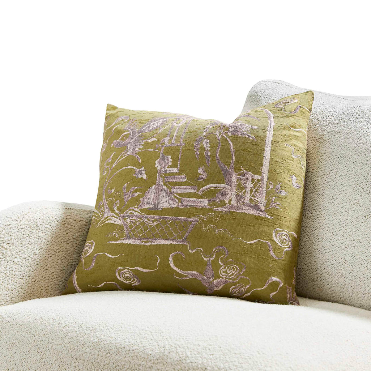 Vintage Folly Pillow in Olive