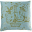Vintage Folly Pillow in Sky Blue