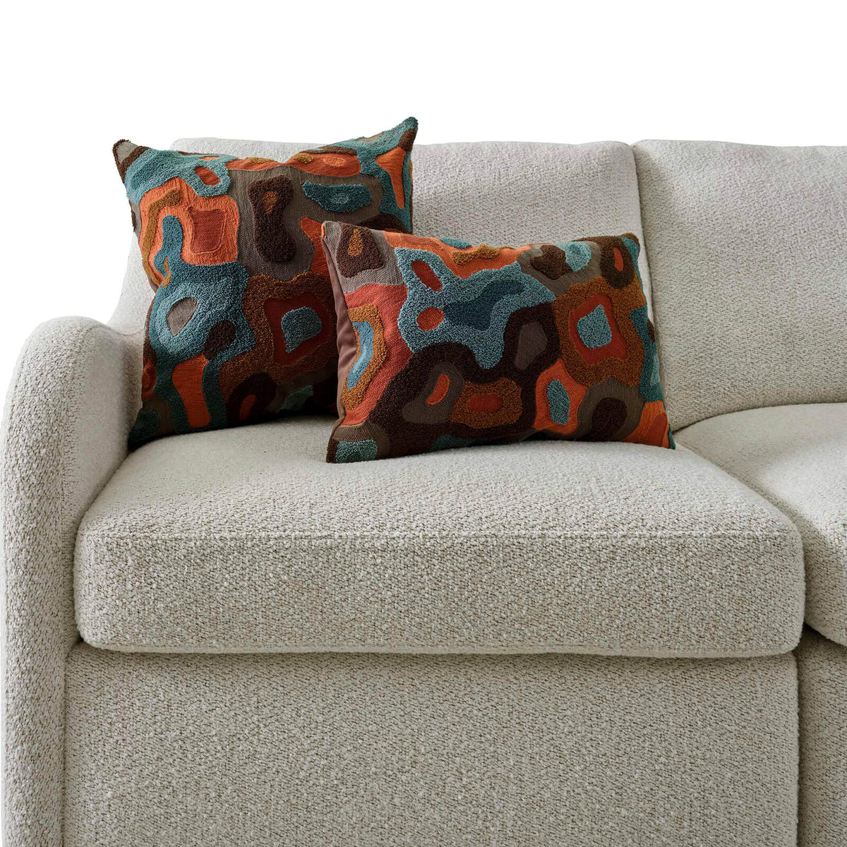 Water Flower Pillow in Jewel