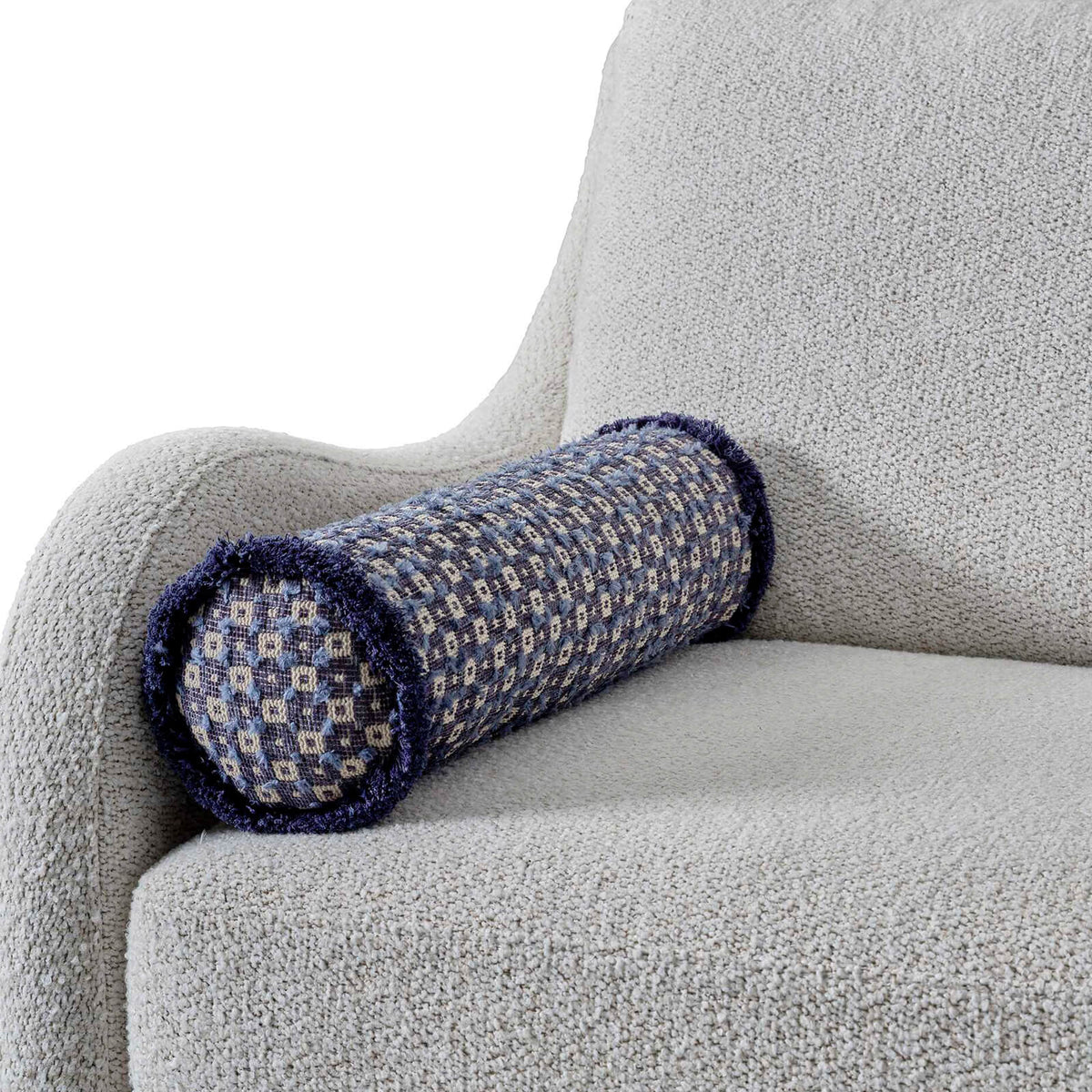 Lala Blue Bolster Pillow