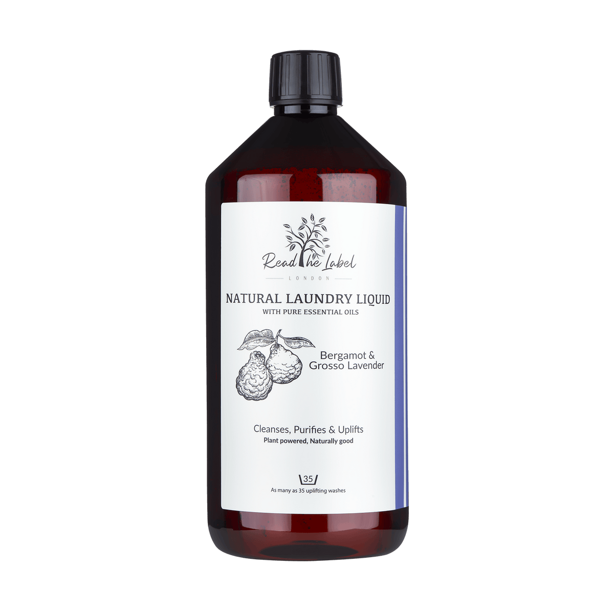 Read The Label London Fabric Refreshers Natural Laundry Liquid – Bergamot & Grosso Lavender House of Isabella UK