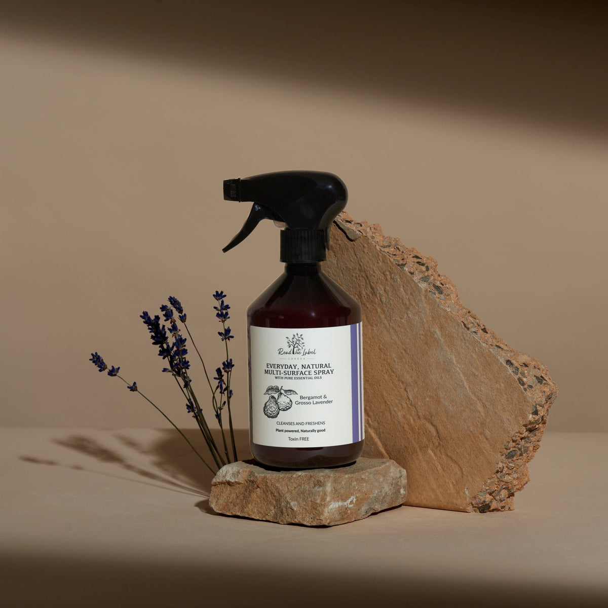 Read The Label London Multi-surface Cleaners Natural Multi-Surface Cleaner – Bergamot & Grosso Lavender House of Isabella UK