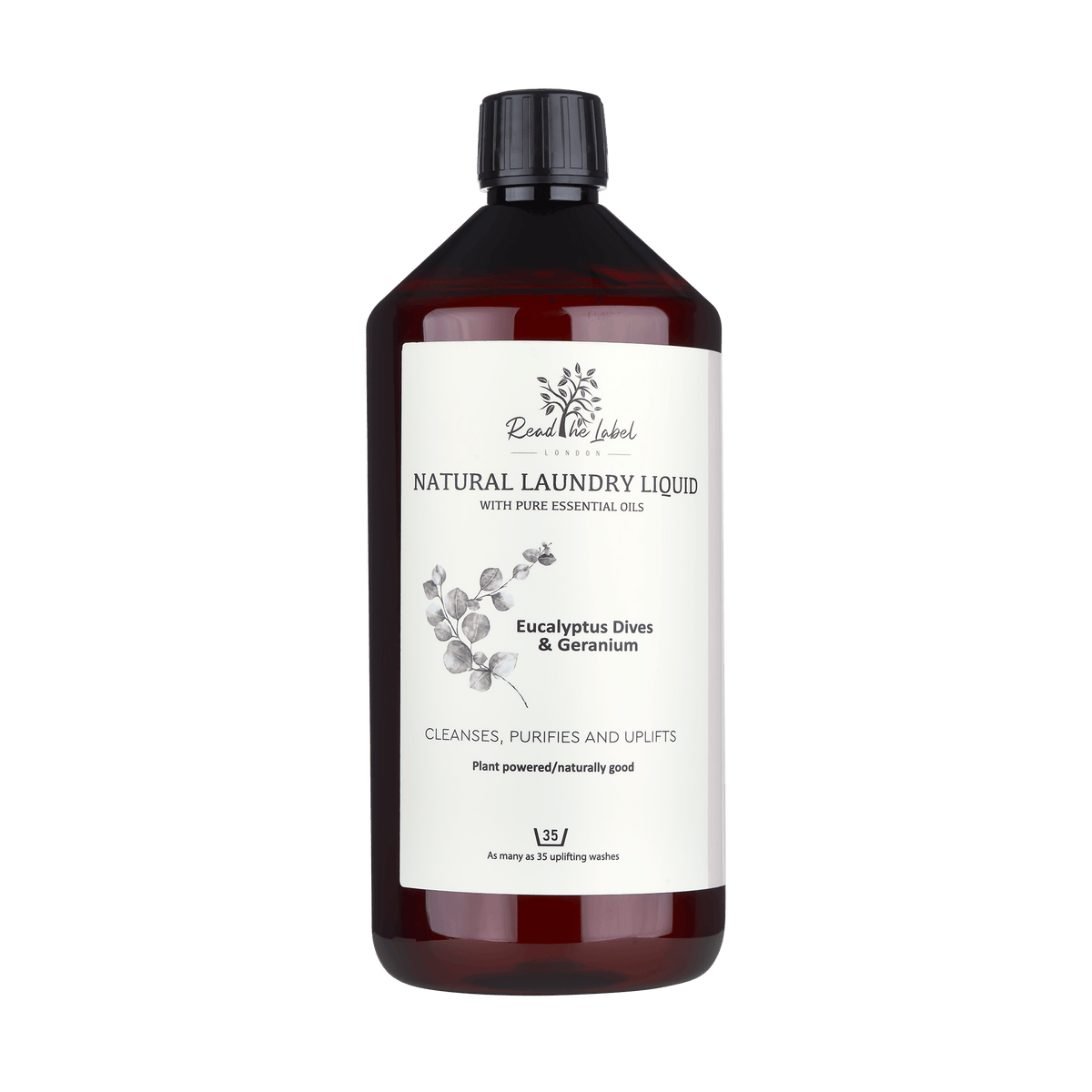 Read The Label London Natural Laundry Liquid – Eucalyptus & Geranium House of Isabella UK