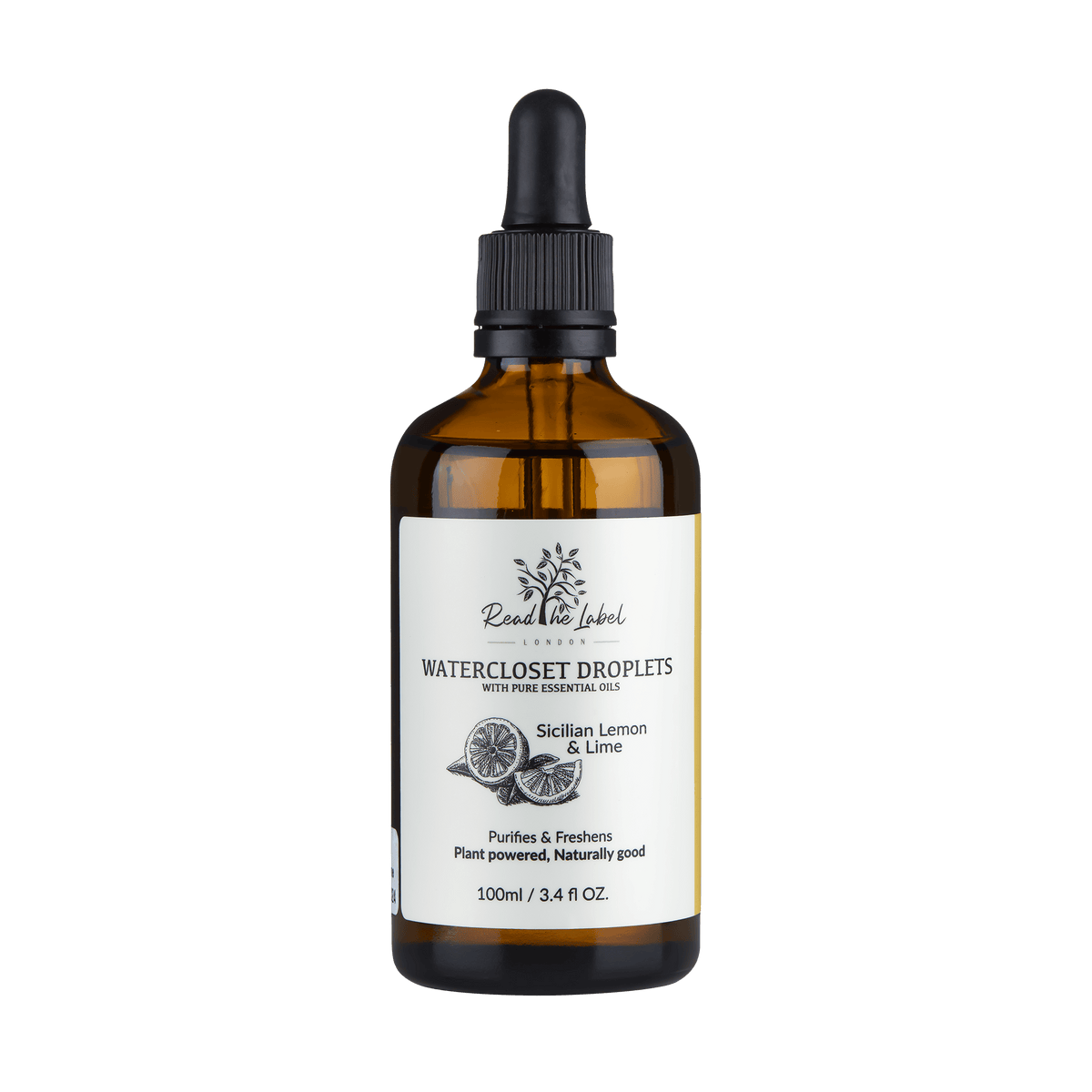 Read The Label London Room Refreshers Natural Watercloset Droplets – Sicilian Lemon & Lime House of Isabella UK