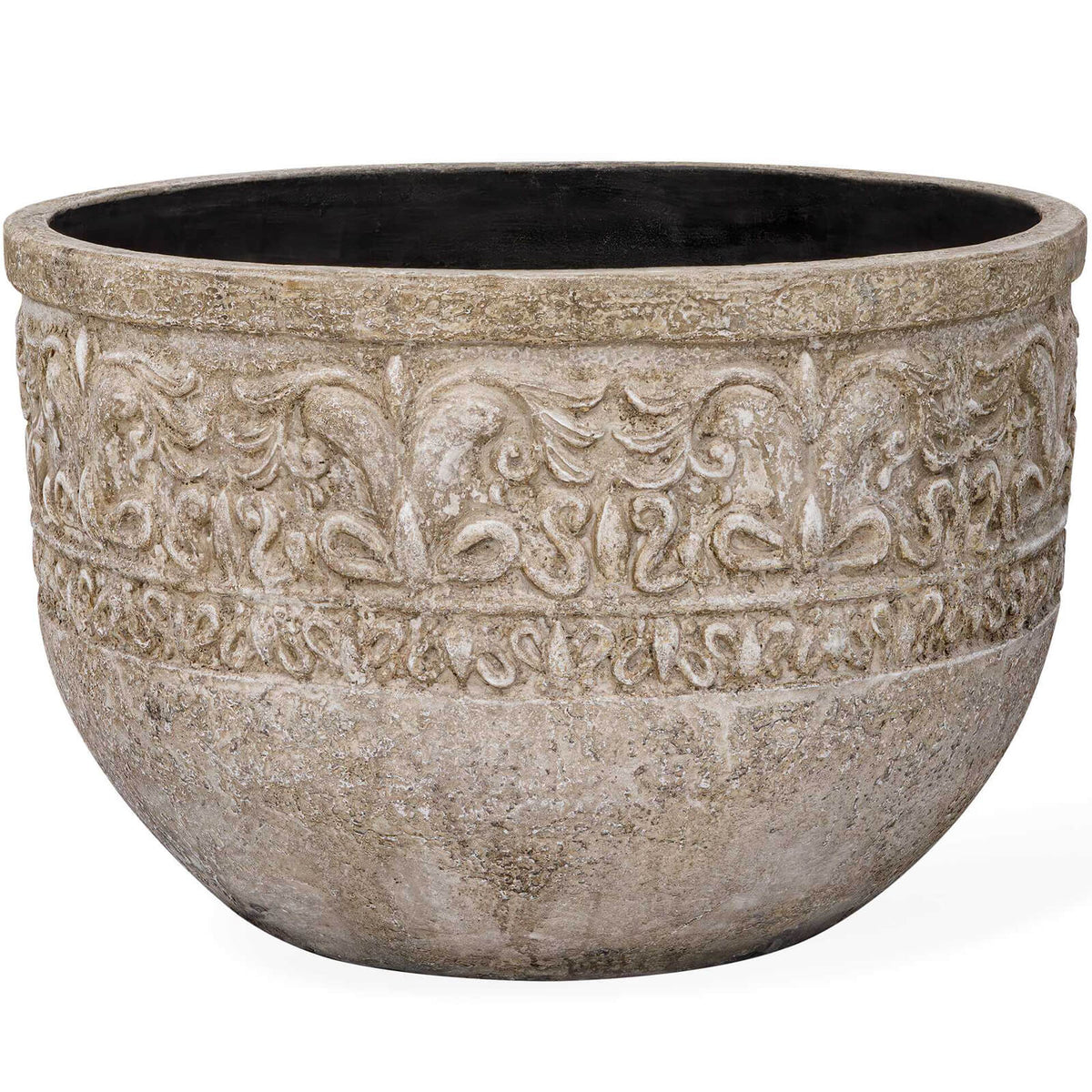 Regalia Indoor-Outdoor Stone Planter