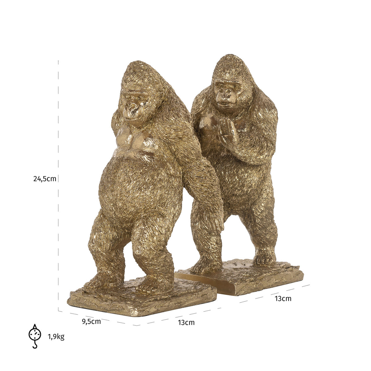 Richmond Interiors Accessories Bookstands Donky gold House of Isabella UK